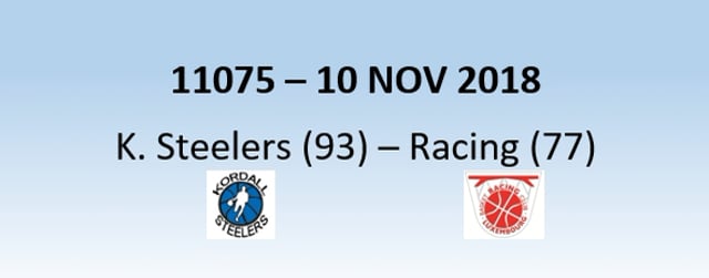 N1H 11075 Kordall Steelers (93) - Racing Luxembourg (77) 10/11/2018