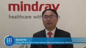 Could you briefly introduce Mindray's vision and global performance, I-I-I Video with David Yin