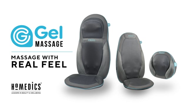 HoMedics Gel Shiatsu Back Massager on Vimeo