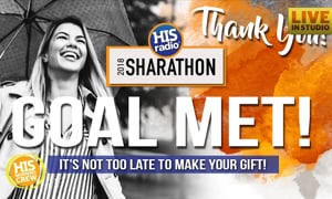 We Reached 100% of Our Sharathon Goal Thanks to YOU!
