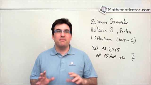 Pozvánka na sraz Mathematicatoru 30.12.2015