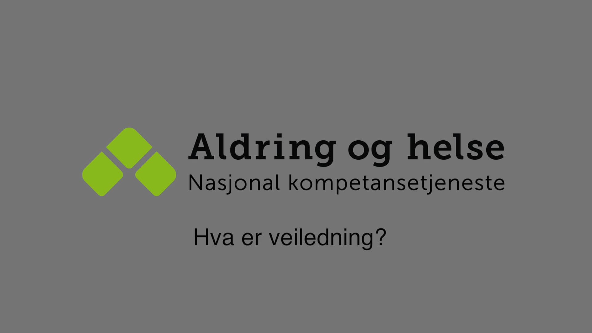 Hva er veiledning? on Vimeo