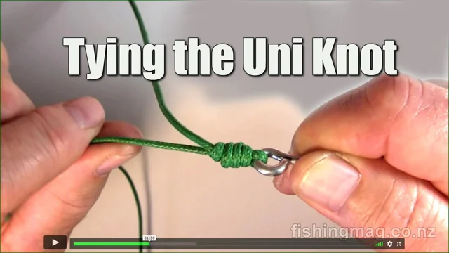 Uni Knot - One of the best, easily learnt, and strongest fishing knots