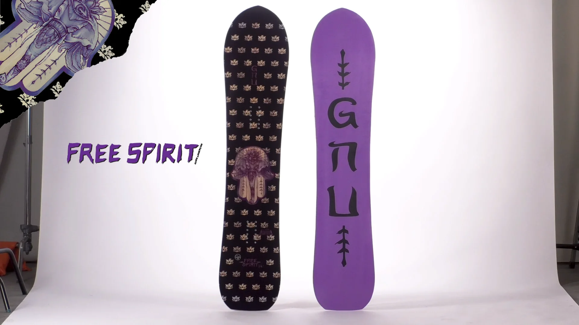GNU Free Spirit スノーボード fusosports_125gnu1004