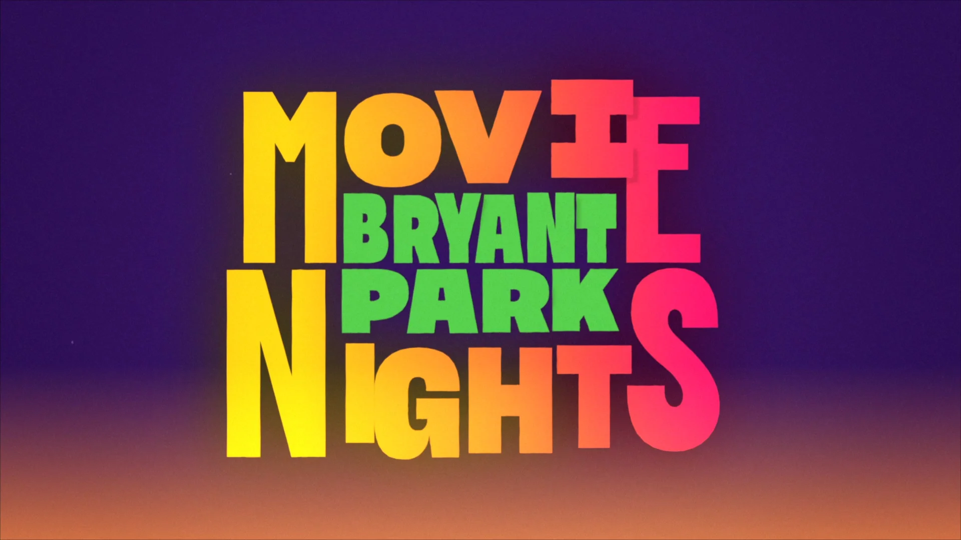 Bryant Park Movie Nights on Vimeo