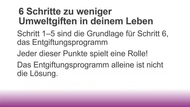 6 Schritte zu weniger Umweltgiften in deinem Leben