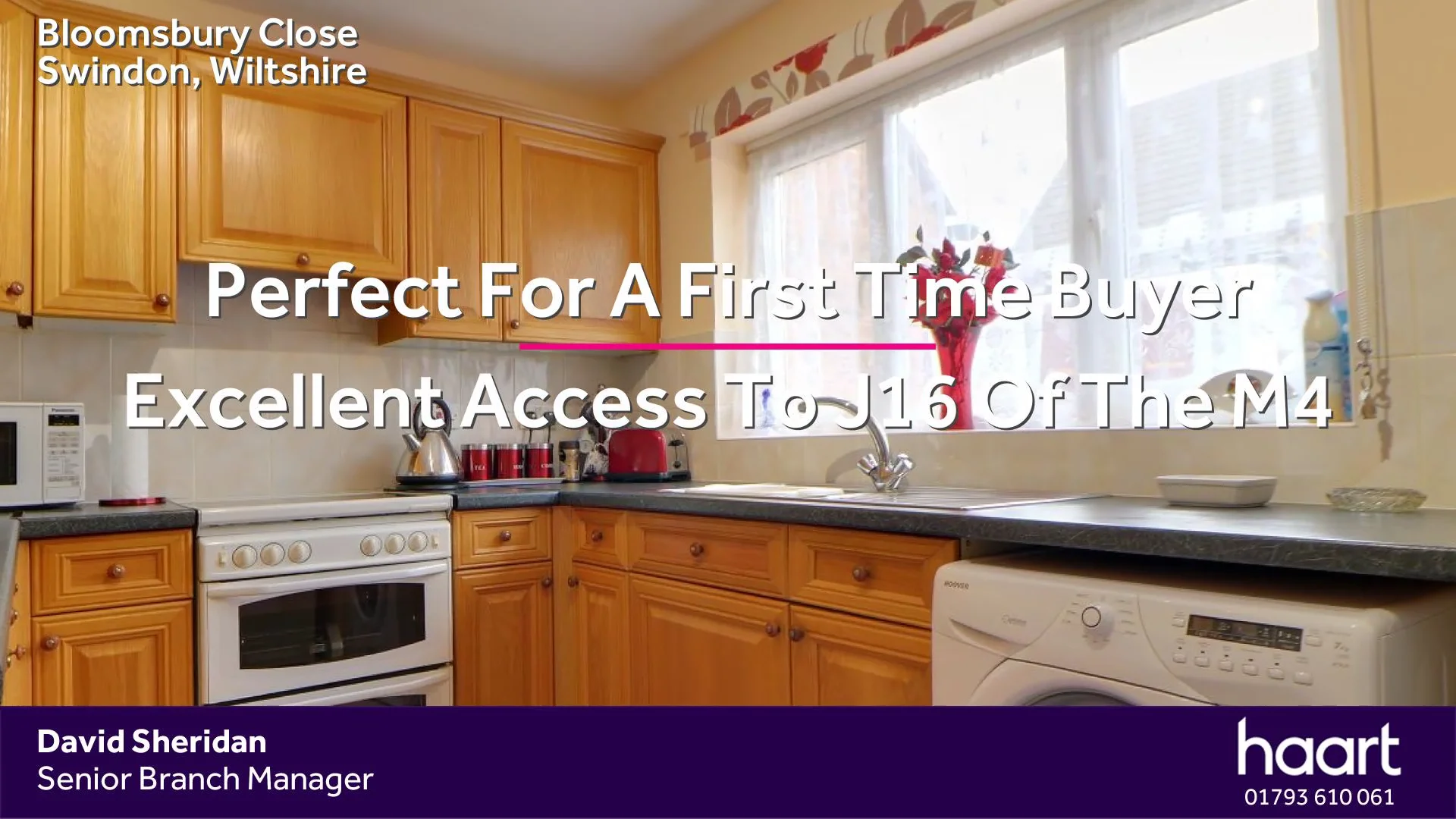 Swindon, 2 Bed Mid Terraced House in Bloomsbury Close, Swindon