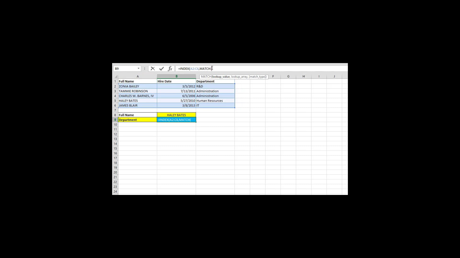 Excel Lookup Value Contains