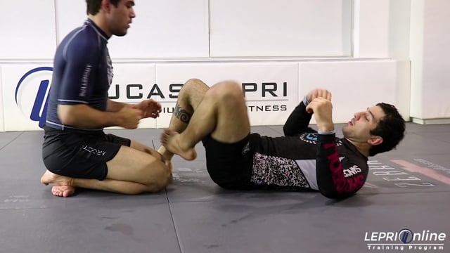 Knee Cut Pass Attempt to Deep Half Guard Escape to Guillotine