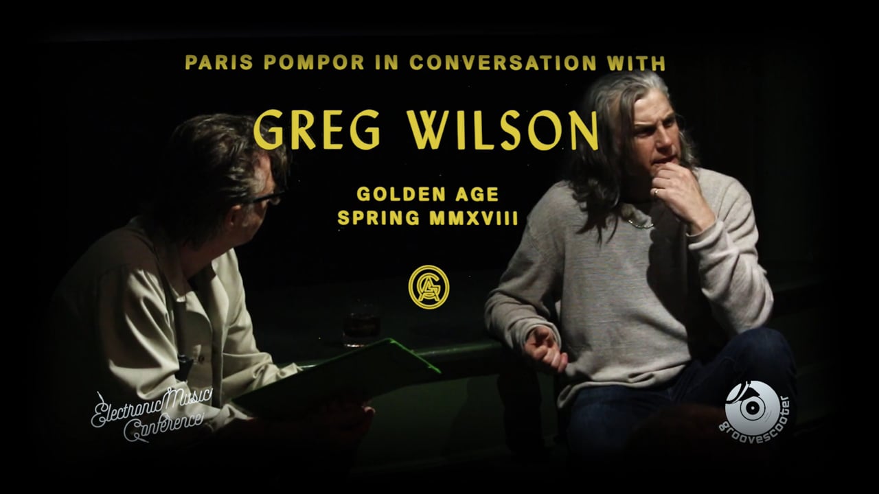 GREG WILSON In Conversation in Sydney for Manchester Keeps On Dancing film