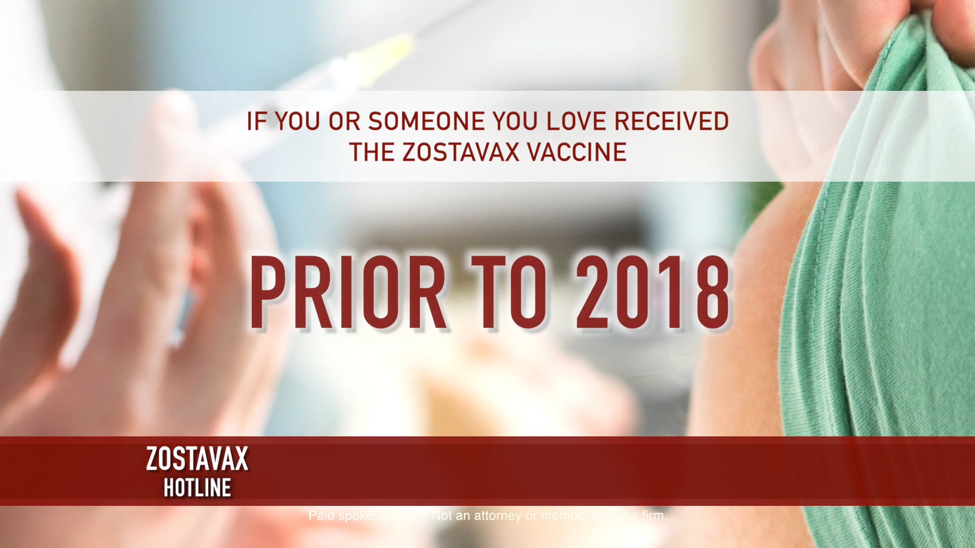 Zostavax 15s