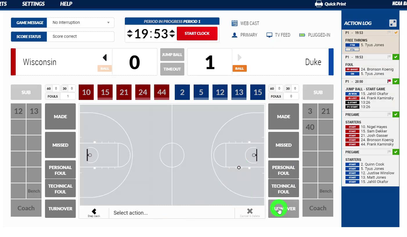 NCAA LiveStats Basketball Free Throw Lane Violations on Vimeo