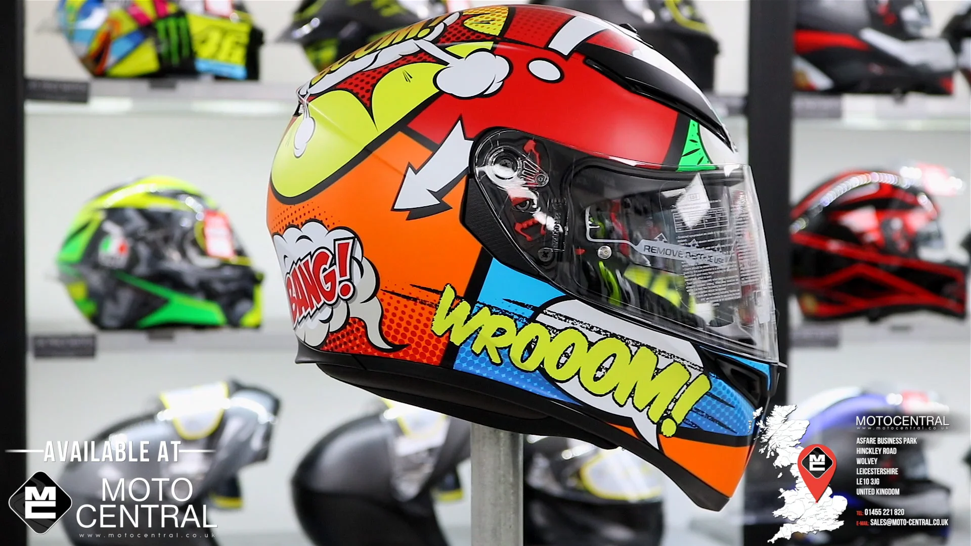 AGV K3-SV Liquefy Grey : Fluo Yellow on Vimeo