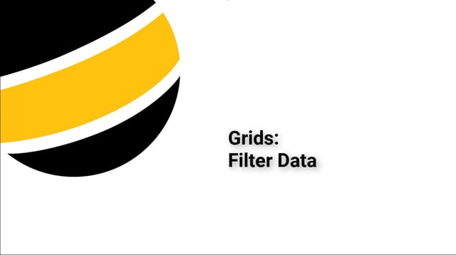 Filter Grid Data