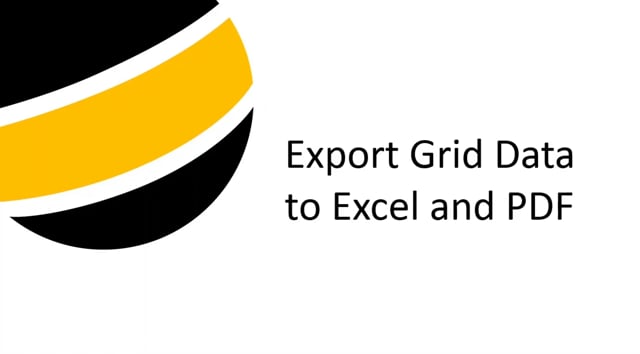 Export Grid Data