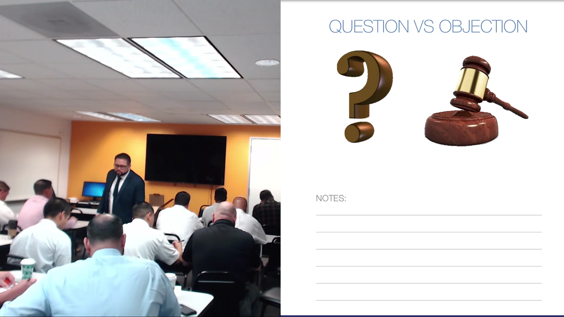 Question vs Objection on Vimeo