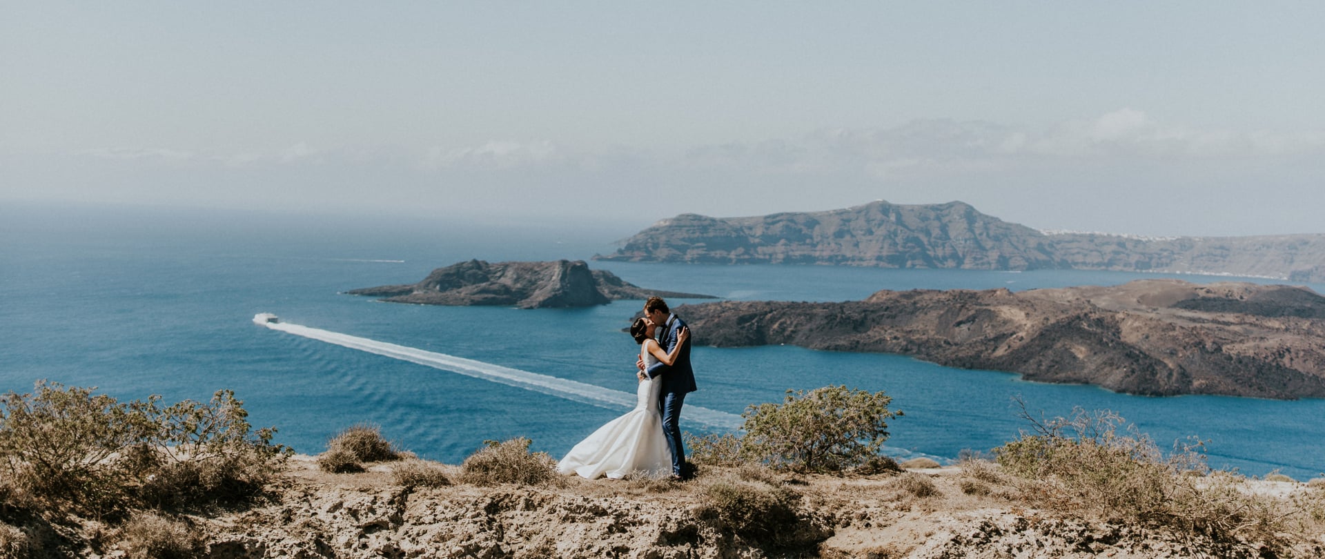 Leah & Jason Wedding Video Filmed at Santorini, Greece