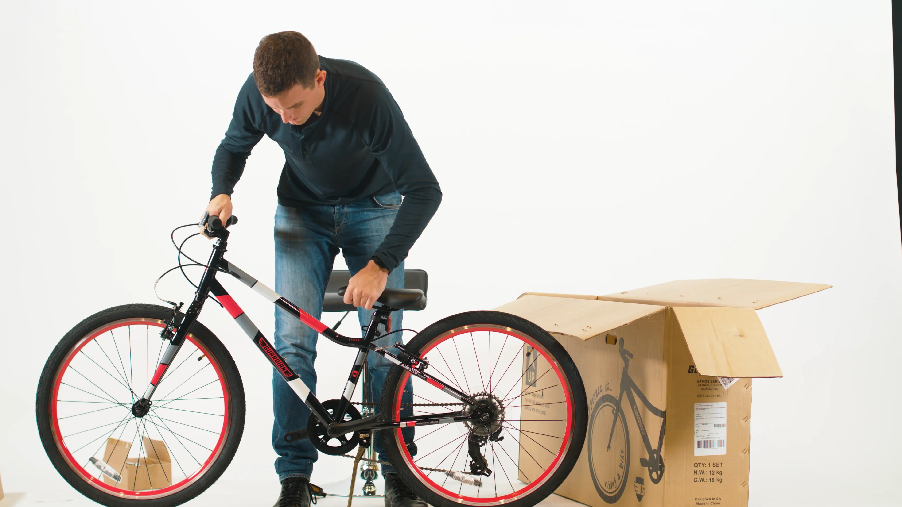 How to assemble a 24 inch Guardian Ethos Bike