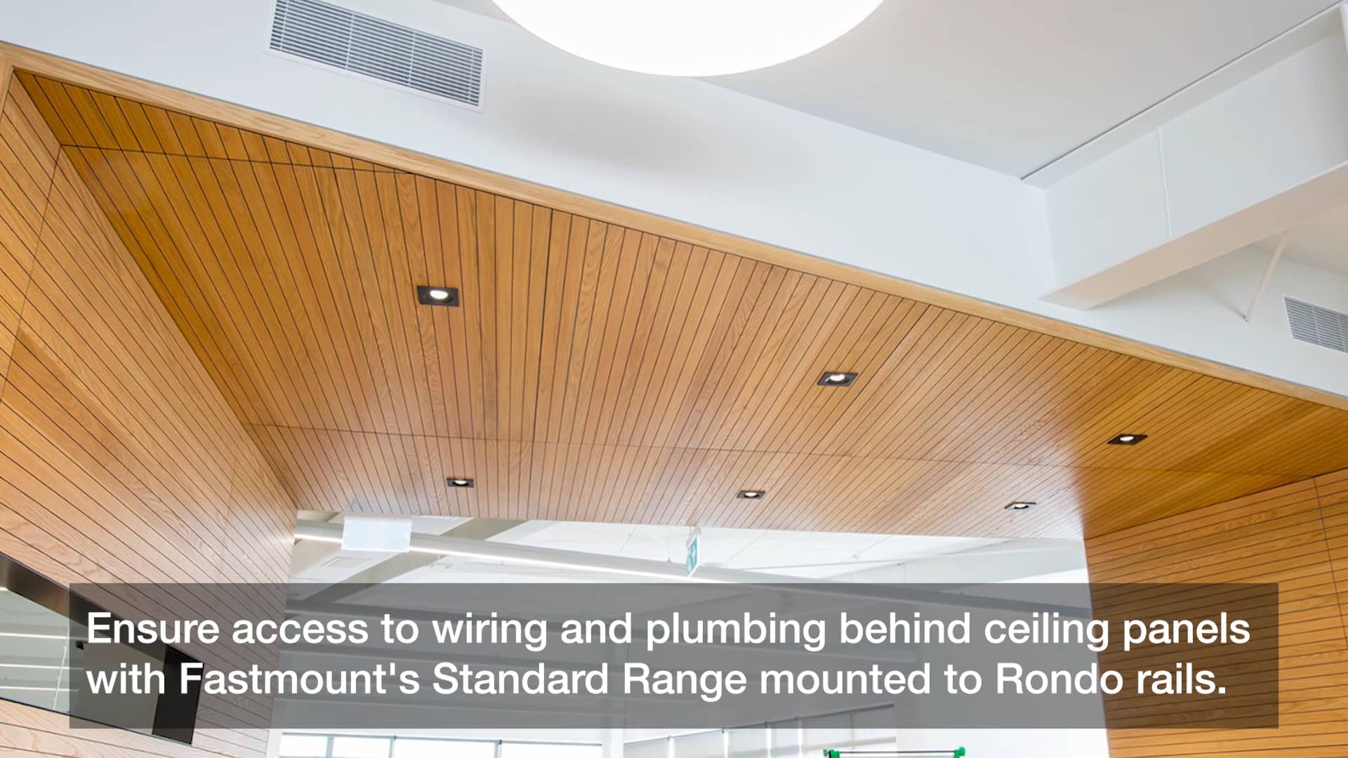 How To Guides Attaching ceiling panels to Rondo rail with hidden