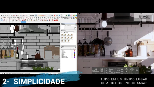 Curso De Enscape Para Sketchup Para Criação De Imagens Foto Realistas