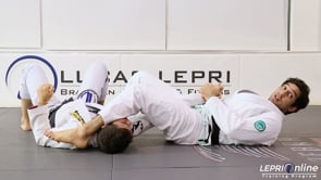 Headlock from Behind Escape to Knee on Belly to Armbar Submission