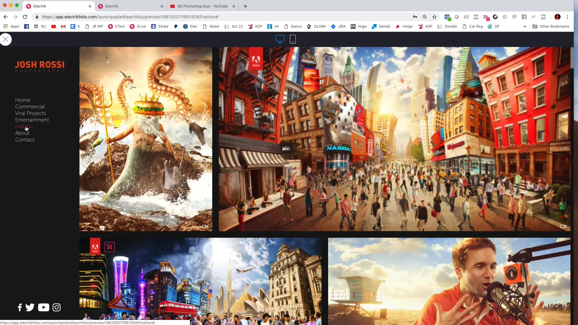 How to adjust your menu on Vimeo