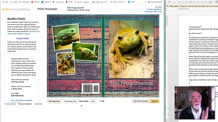 Uploading InDesign Book Interior and Cover PDF Files to KDP  on Vimeo