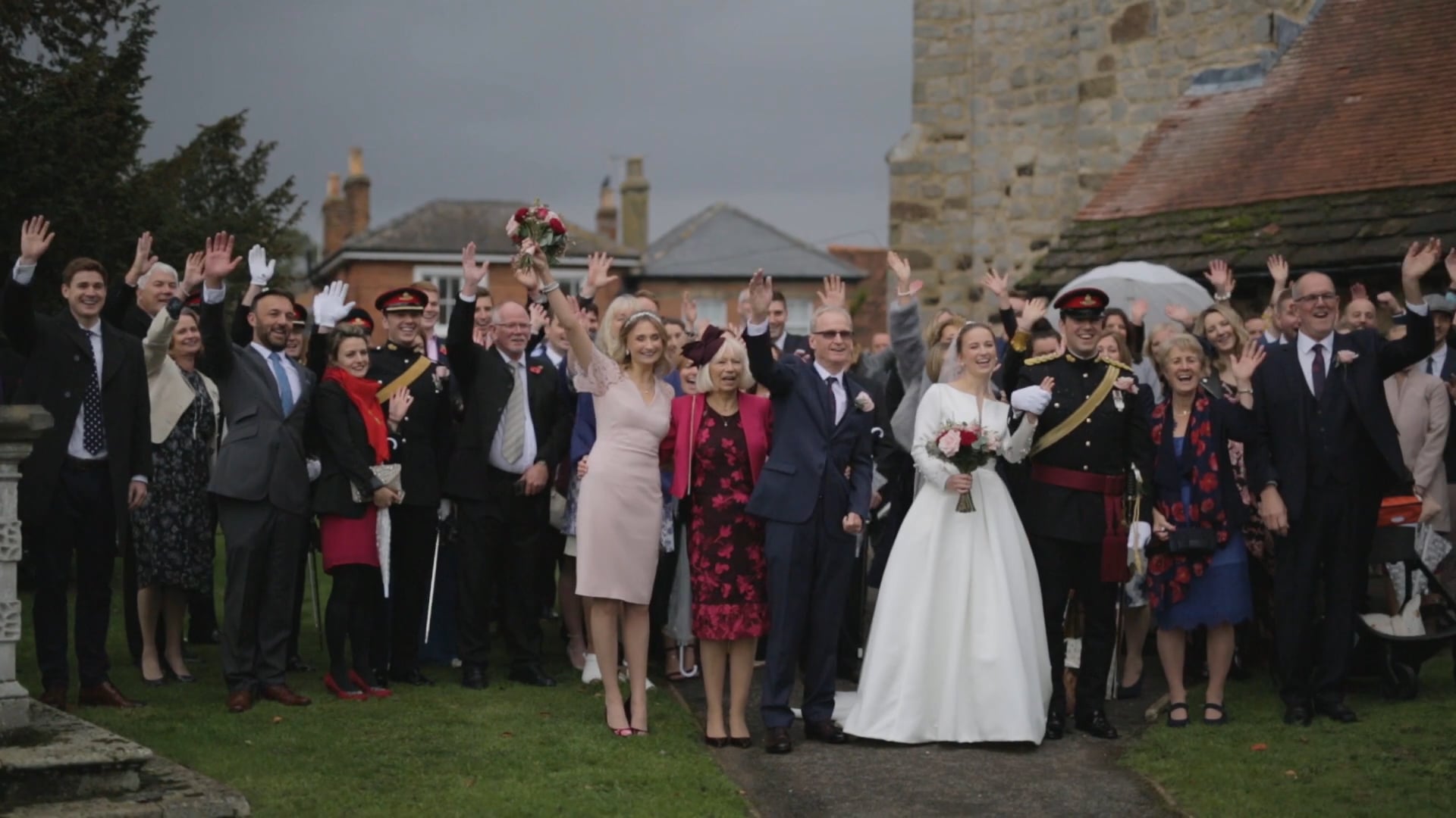 Church and village hall wedding, Chobham // Matthew and Alice