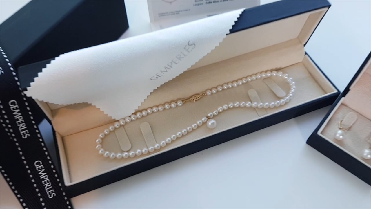 VISSEUSE - DEVISSEUSE,Couleur Or Pur--Boucles'oreilles En Perles'eau Douce Pour Femmes, Boucles