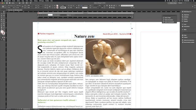 40ème Rugissant - Formation Adobe InDesign