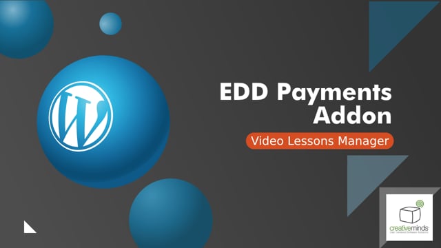 Video Lessons Manager EDD Payments Add-on