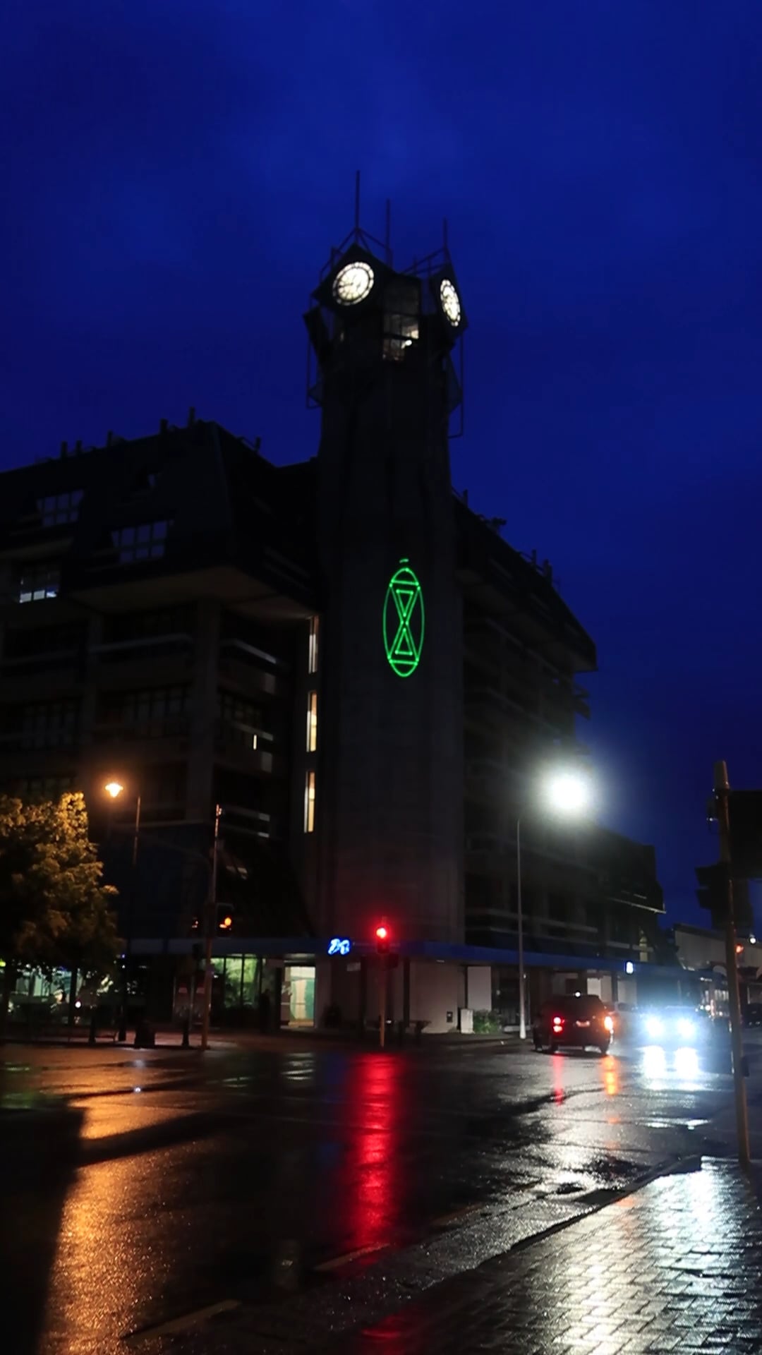Extinction Rebellion Nelson Clock Tower on Vimeo