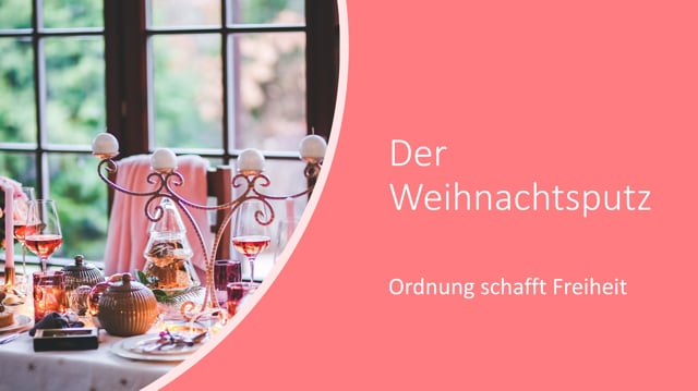 Weihnachtsputz mit Liebe