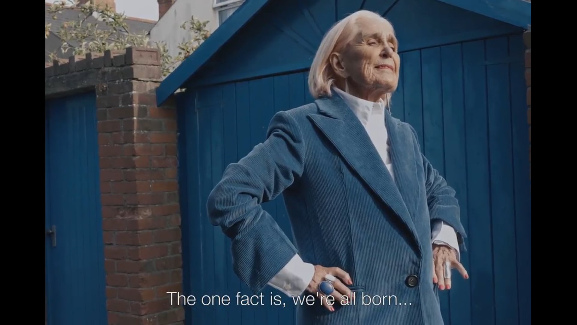 Dilys Price OBE - Helmut Lang FW18