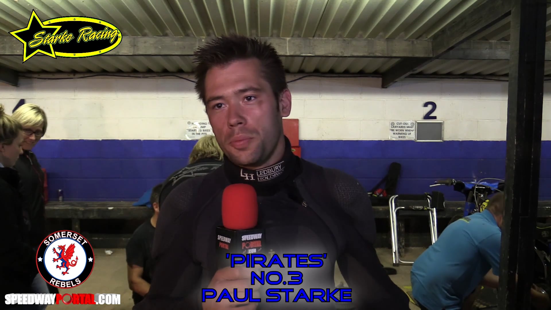 2017 : Somerset 'Rebels vs Poole 'Pirates : Paul Starke Interview : 01/09/2017