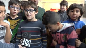Taller de teatre a l'Escola Esculapi