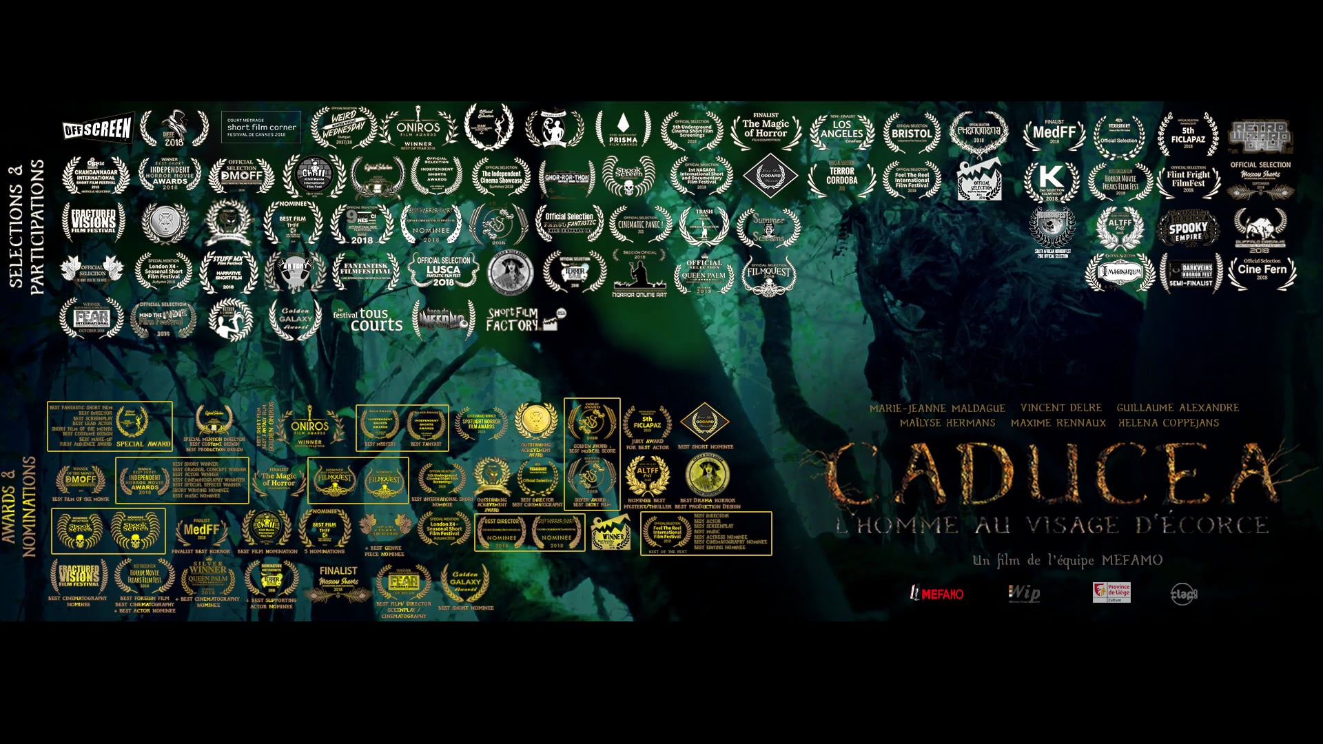 CADUCEA (Trailer) - L'homme au visage d'écorce - TRAILER VF (english & spanish subs available)