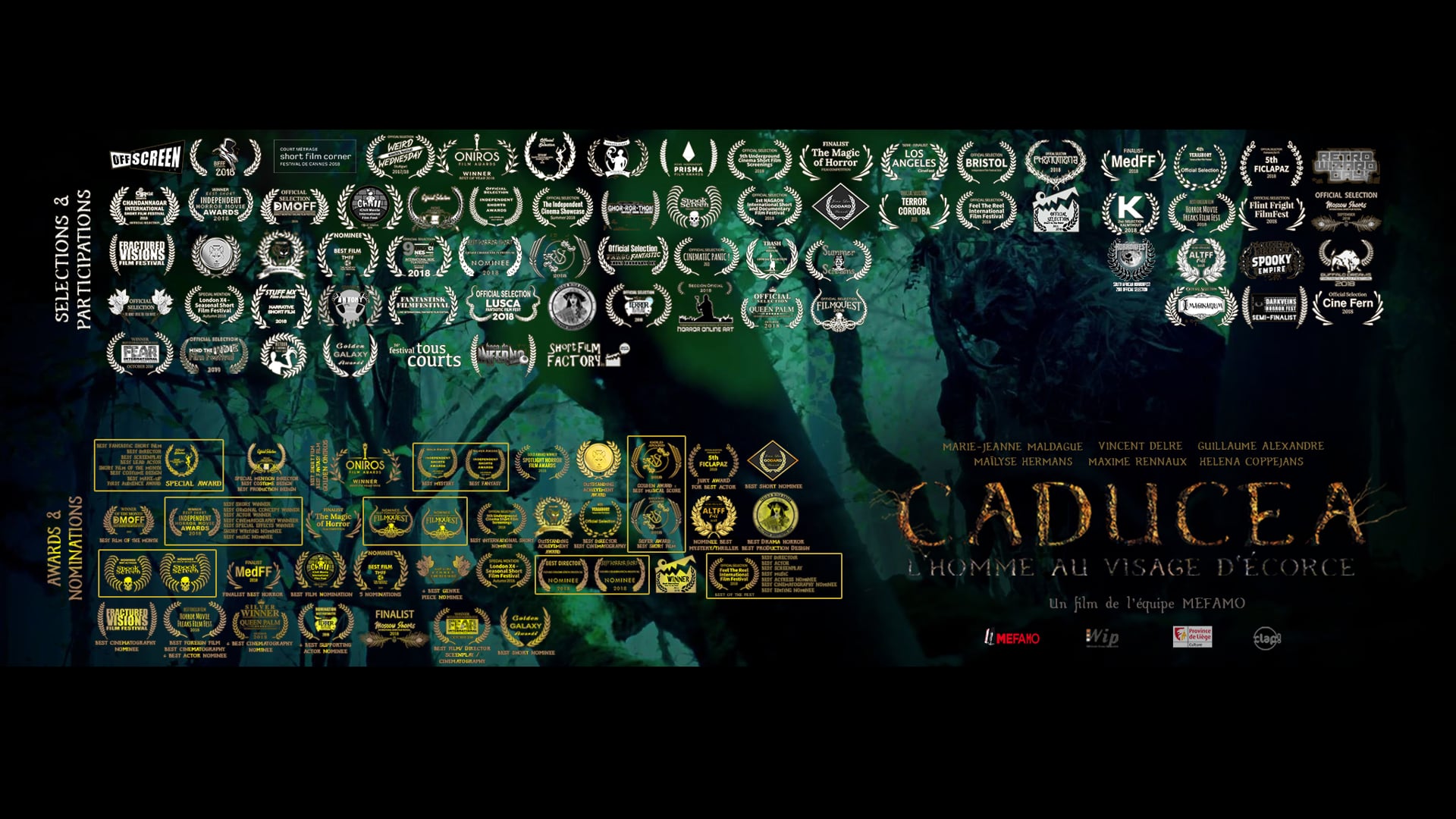 CADUCEA (Trailer) - L'homme au visage d'écorce - TRAILER VF (english & spanish subs available)