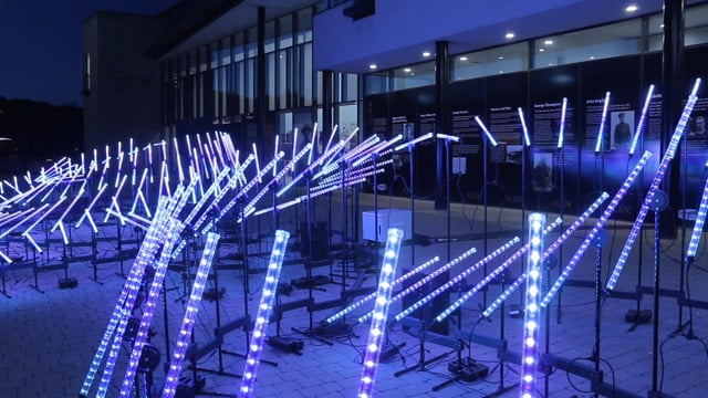 Light installation by Aether & Hemera