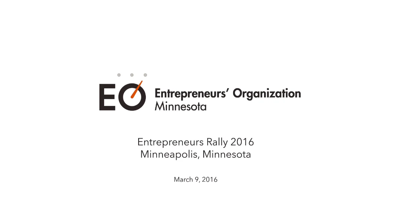 Entrepreneurs Rally Highlights (2016) on Vimeo