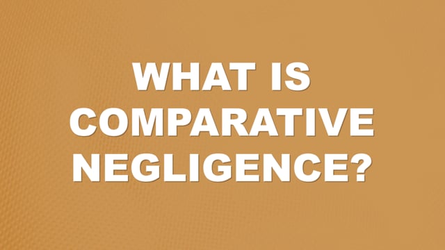 What is Comparative Negligence? | Auto Accident FAQ