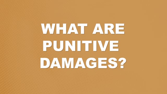 What are Punitive Damages? | Auto Accident FAQ