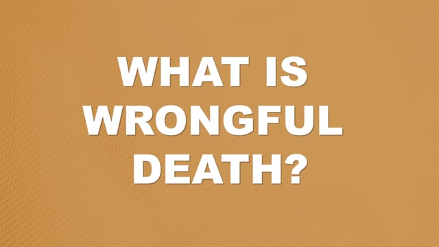 What is Wrongful Death? | Auto Accident FAQ