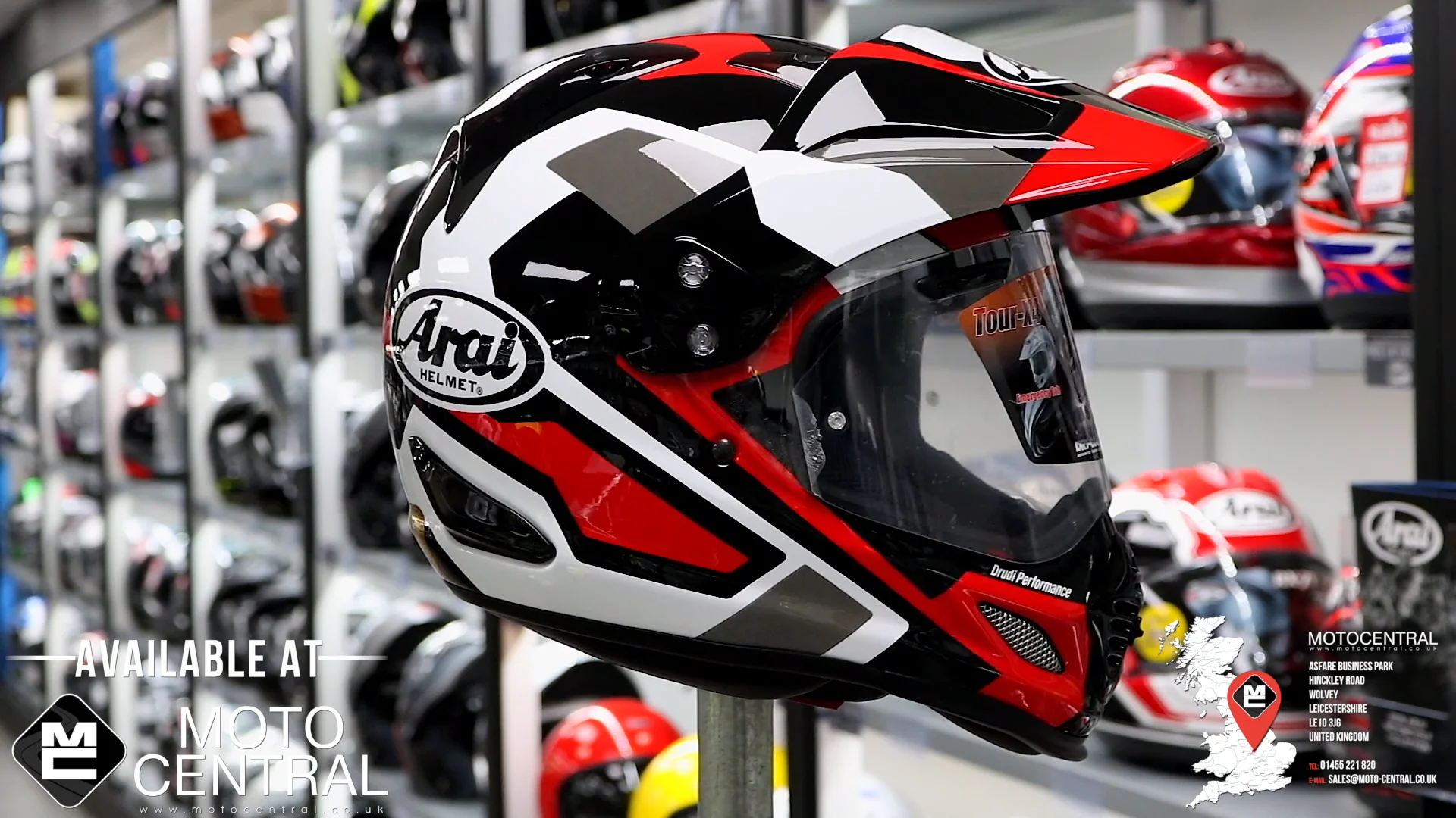 Arai tour hot sale x4 catch red