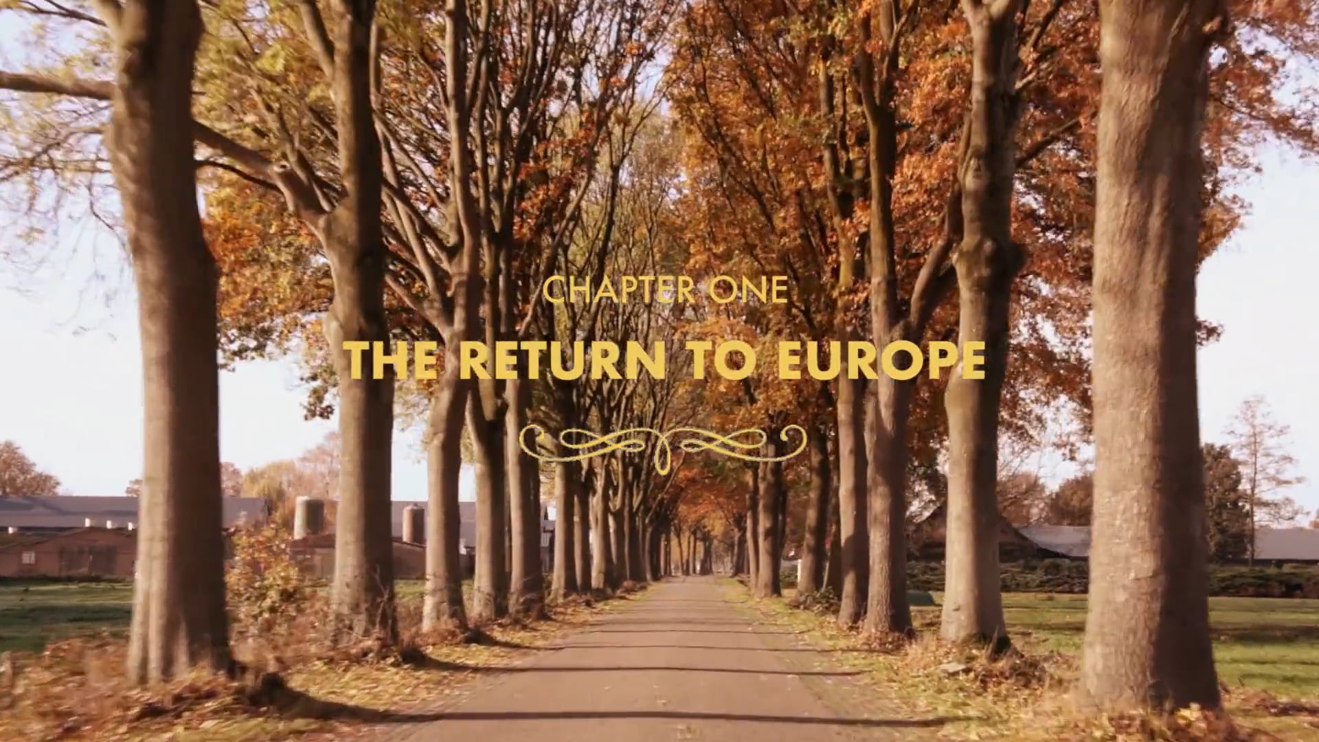 Chapter One: The Return to Europe