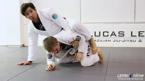 Back Take Attempt from Turtle Position to Collar Choke