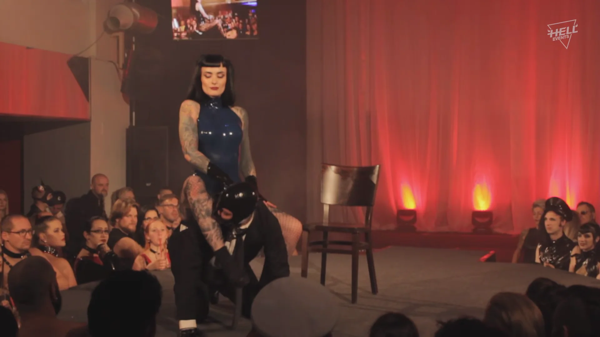 Majkelina Cat femdom show on Fetish Night Prague 2018 on Vimeo