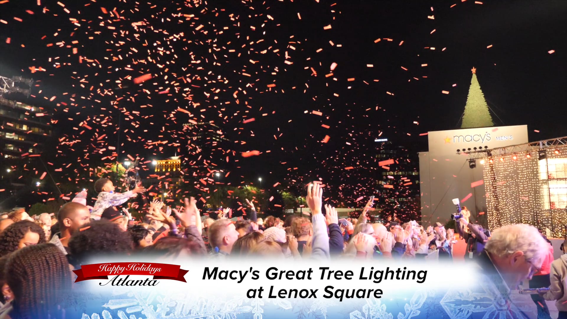 Macy's Great Tree Lighting at Lenox Square on Vimeo