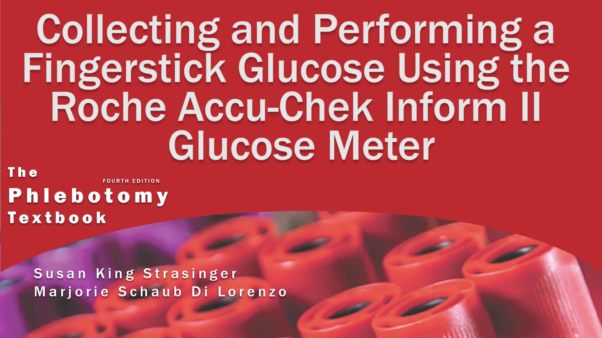 Fingerstick Glucose AccuCheck Inform II on Vimeo