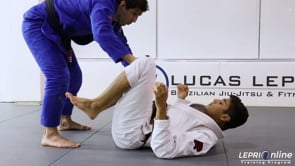 Knee Cut Pass Attempt with Knee Shield to Back Take